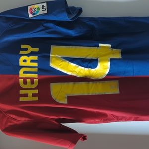 Thierry Henry Barcelona FC authentic jersey, size Small (Mens)